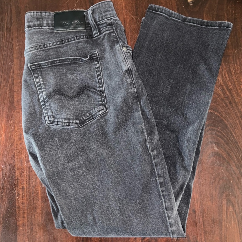 Classic Black Straight Denim Jeans